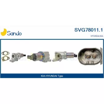 Vanne EGR SANDO SVG78011.1