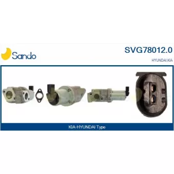 Vanne EGR SANDO SVG78012.0