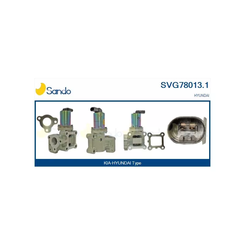 Vanne EGR SANDO SVG78013.1