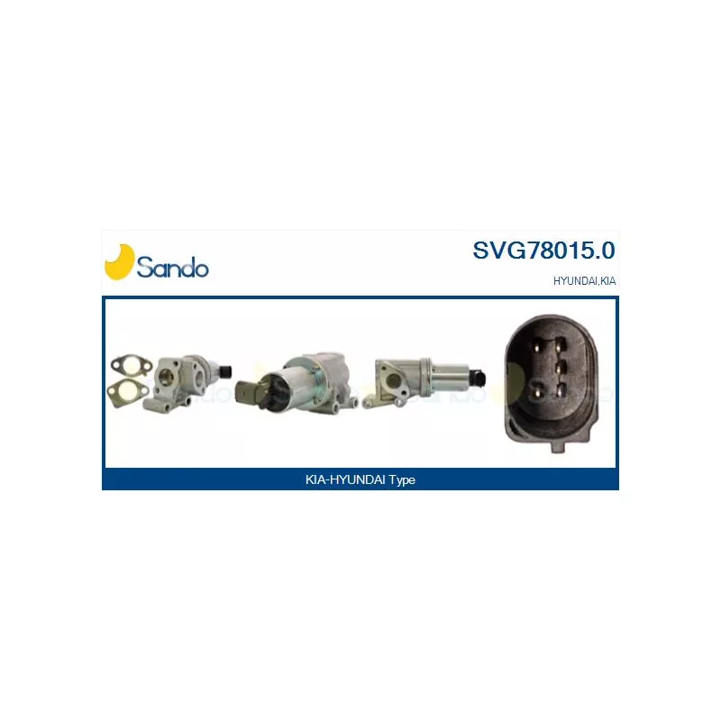 Vanne EGR SANDO SVG78015.0