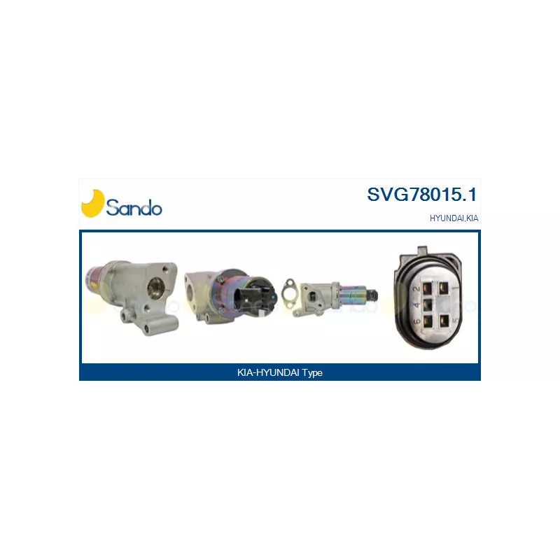 Vanne EGR SANDO SVG78015.1