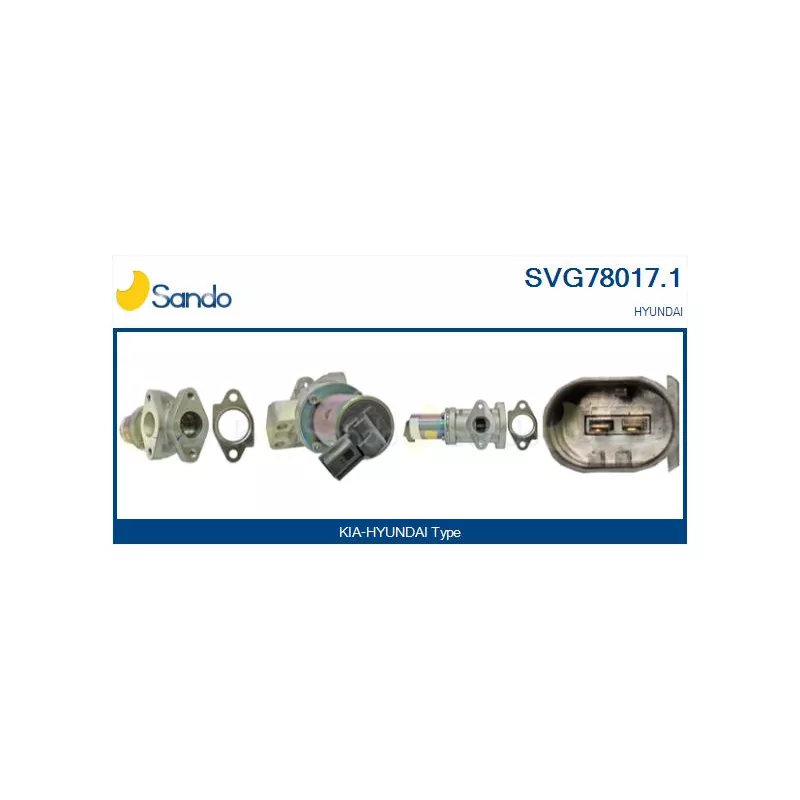 Vanne EGR SANDO SVG78017.1