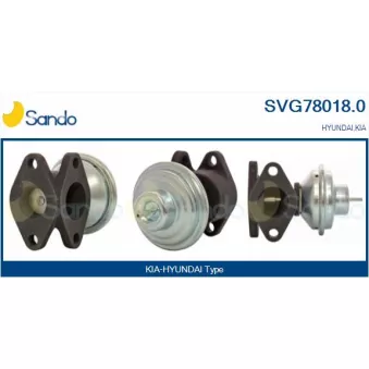 Vanne EGR SANDO SVG78018.0
