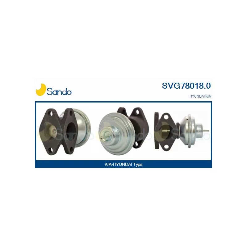 Vanne EGR SANDO SVG78018.0