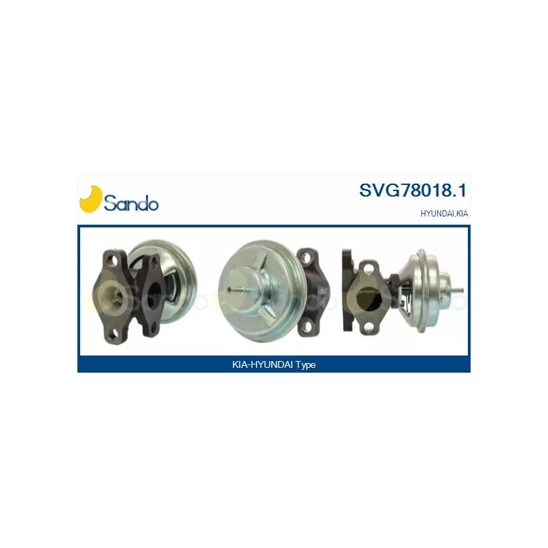 Vanne EGR SANDO SVG78018.1