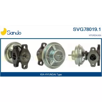 Vanne EGR SANDO SVG78019.1