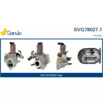 Vanne EGR SANDO SVG78027.1