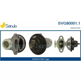 Vanne EGR SANDO SVG80001.1