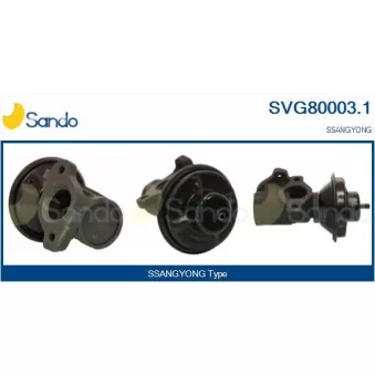 Vanne EGR SANDO SVG80003.1