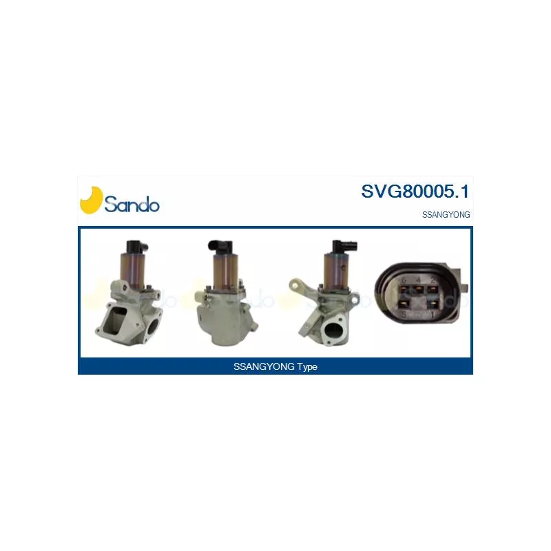 Vanne EGR SANDO SVG80005.1