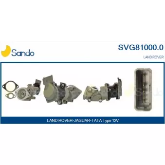 Vanne EGR SANDO SVG81000.0