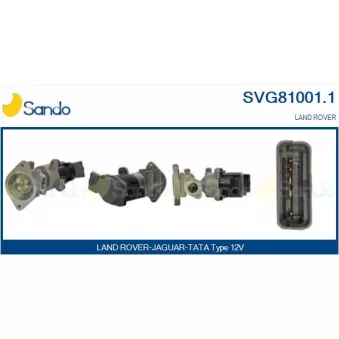 Vanne EGR SANDO SVG81001.1