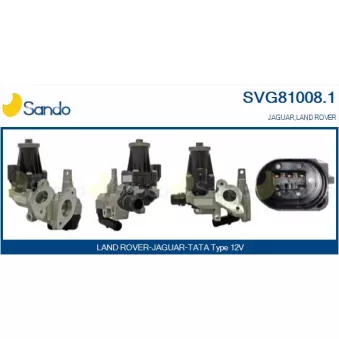 Vanne EGR SANDO SVG81008.1