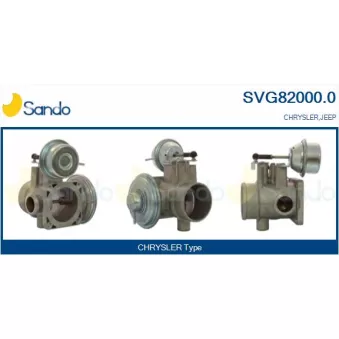 Vanne EGR SANDO SVG82000.0