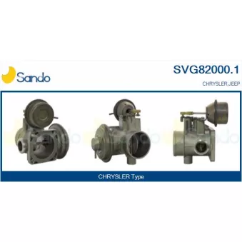 Vanne EGR SANDO SVG82000.1