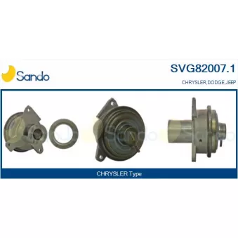 Vanne EGR SANDO SVG82007.1