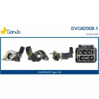 Vanne EGR SANDO SVG82008.1