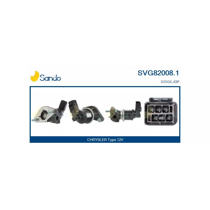 Vanne EGR SANDO SVG82008.1