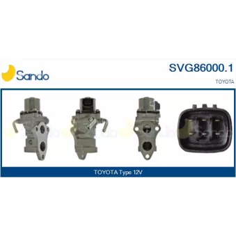 Vanne EGR SANDO SVG86000.1