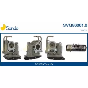 Vanne EGR SANDO SVG86001.0