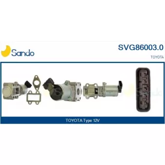 Vanne EGR SANDO SVG86003.0