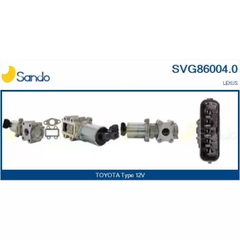 Vanne EGR SANDO SVG86004.0