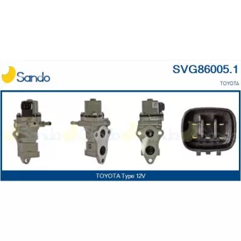 Vanne EGR SANDO SVG86005.1