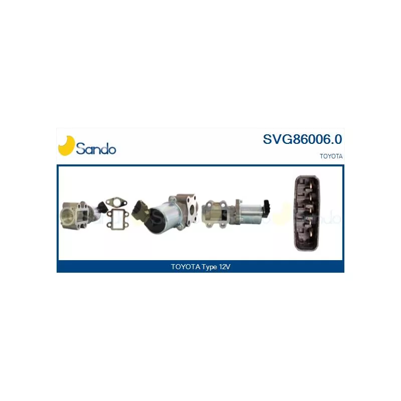 Vanne EGR SANDO SVG86006.0