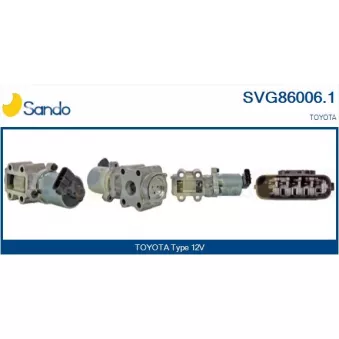 Vanne EGR SANDO SVG86006.1