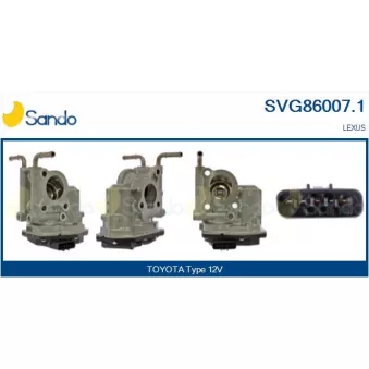 Vanne EGR SANDO SVG86007.1