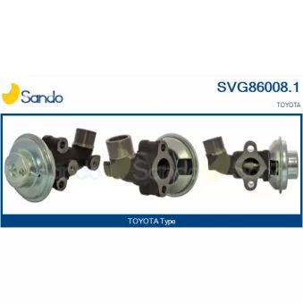 Vanne EGR SANDO SVG86008.1