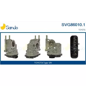 Vanne EGR SANDO SVG86010.1