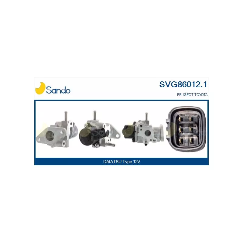 Vanne EGR SANDO SVG86012.1
