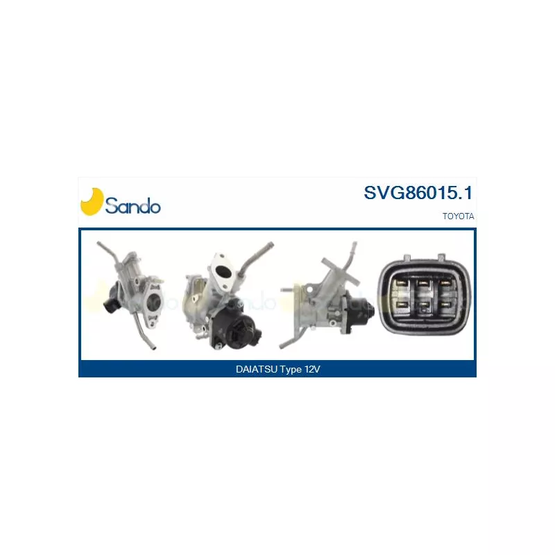 Vanne EGR SANDO SVG86015.1