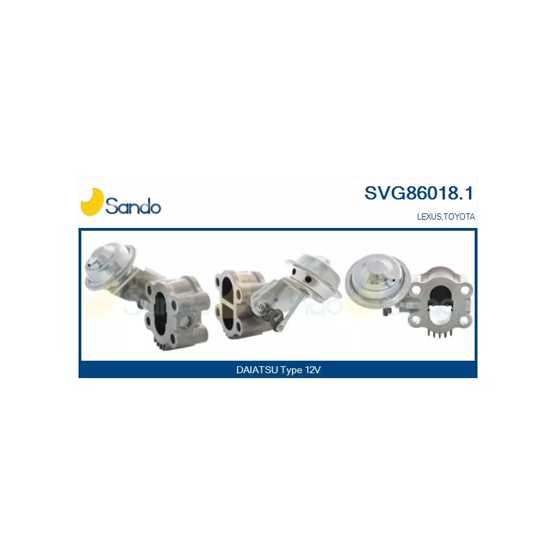 Vanne EGR SANDO SVG86018.1