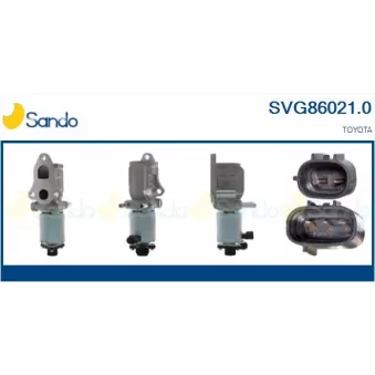 Vanne EGR SANDO SVG86021.0