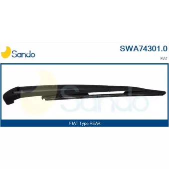 Bras d'essuie-glace, nettoyage des vitres SANDO SWA74301.0