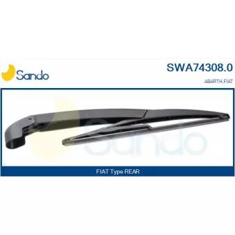 Bras d'essuie-glace, nettoyage des vitres SANDO SWA74308.0