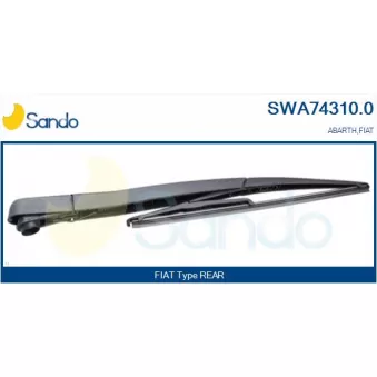 Bras d'essuie-glace, nettoyage des vitres SANDO SWA74310.0