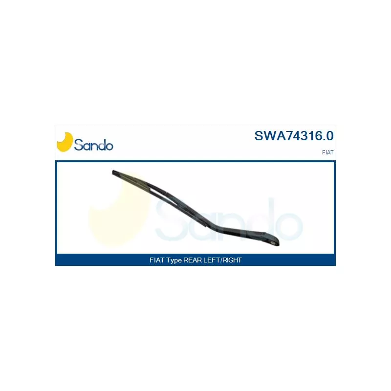 Bras d'essuie-glace, nettoyage des vitres SANDO SWA74316.0