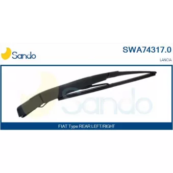 Bras d'essuie-glace, nettoyage des vitres SANDO SWA74317.0