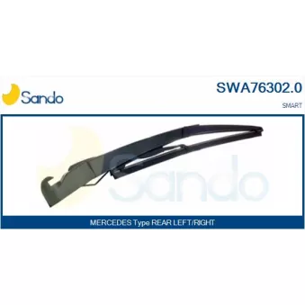 Bras d'essuie-glace, nettoyage des vitres SANDO SWA76302.0