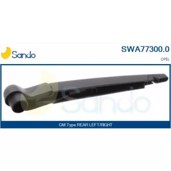 Bras d'essuie-glace, nettoyage des vitres SANDO SWA77300.0