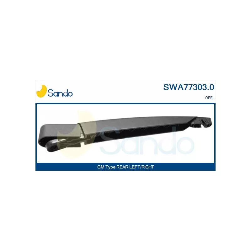 Bras d'essuie-glace, nettoyage des vitres SANDO SWA77303.0