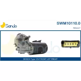 Moteur d'essuie-glace SANDO SWM10110.0