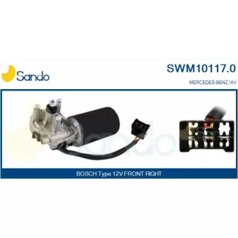 Moteur d'essuie-glace SANDO SWM10117.0