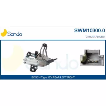 Moteur d'essuie-glace SANDO SWM10300.0