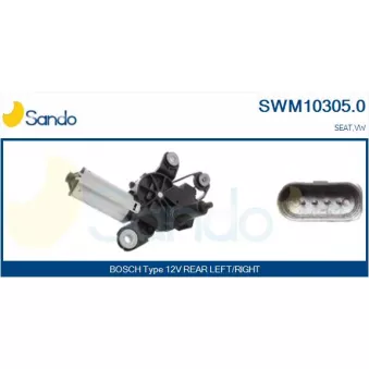 Moteur d'essuie-glace SANDO SWM10305.0