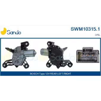 Moteur d'essuie-glace SANDO SWM10315.1
