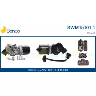 Moteur d'essuie-glace SANDO SWM15101.1